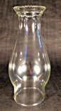 3" x 8 1/4" Clear Beaded Top Glass Oil Kerosene Lamp Chimney for #2 burner CH936