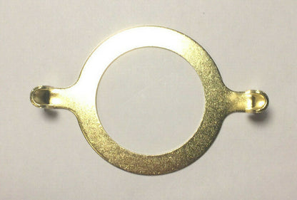 New Brass Plated Harp Base For GU-24 And Nord Sockets, 1 9/16" I.D., #HB773