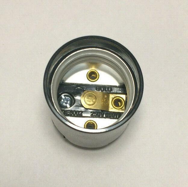 New On/Off Phenolic Bakelite Keyless Fixture Socket With 1/2" Hickey #PS300 - Stone Door Lamps