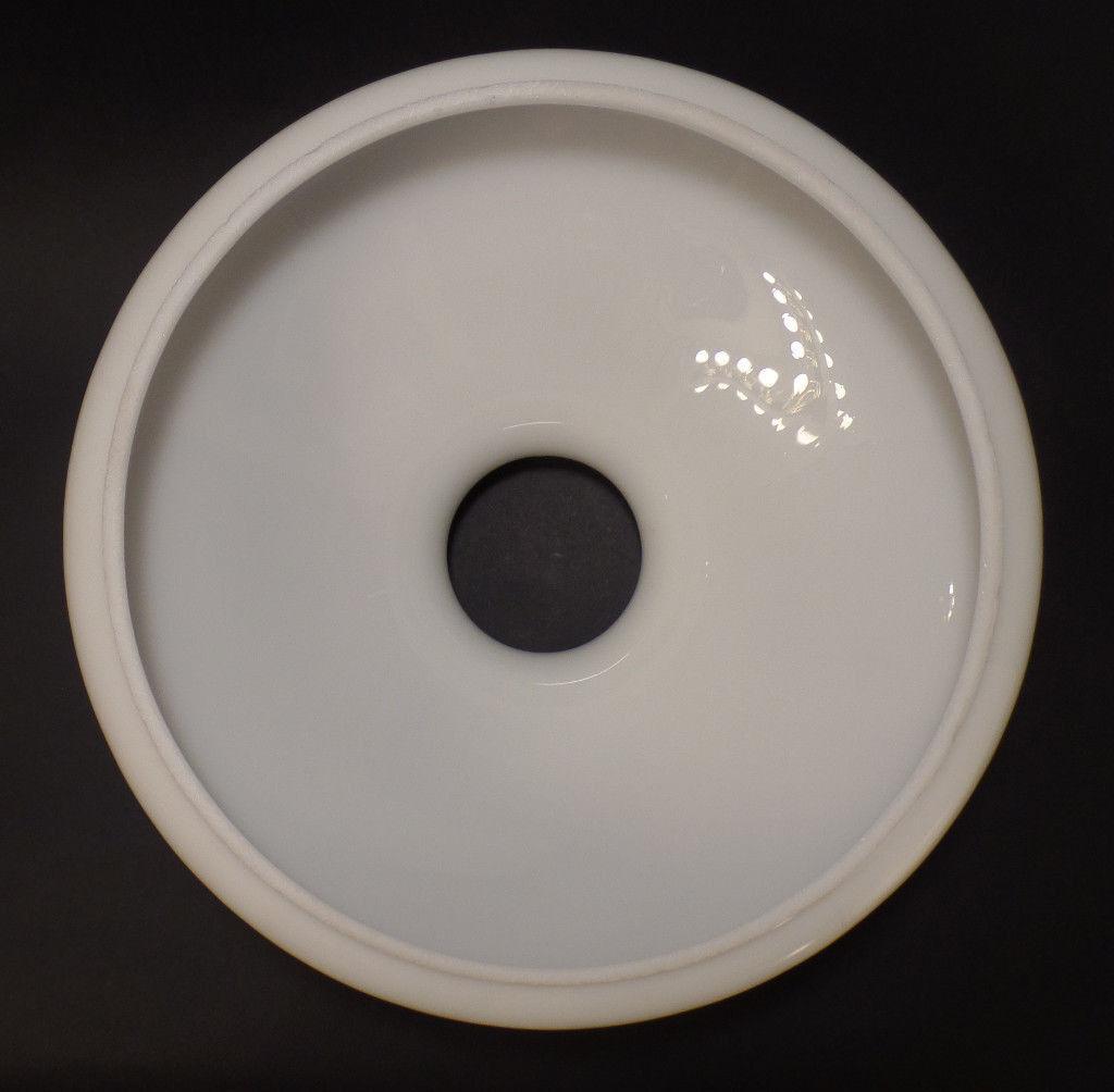 New 10" Fitter Opal White Glass Tam - O - Shanter Student Lamp Shade Plain Top SH100 - Stone Door Lamps