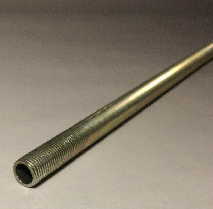New 36" All Thread Steel Pipe For Lamps & Fixtures, Seamless, 1/4 IP #SP380 - Stone Door Lamps