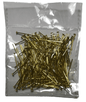 New 1" Chandelier Crystal Prism Pins With Head, Brass Finish, 1 oz., 230 pcs - Stone Door Lamps