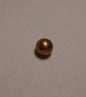 New 3/8" Diameter Brass Ball Finial, Cap, Unfinished Brass, 8/32F Tap #BB001U