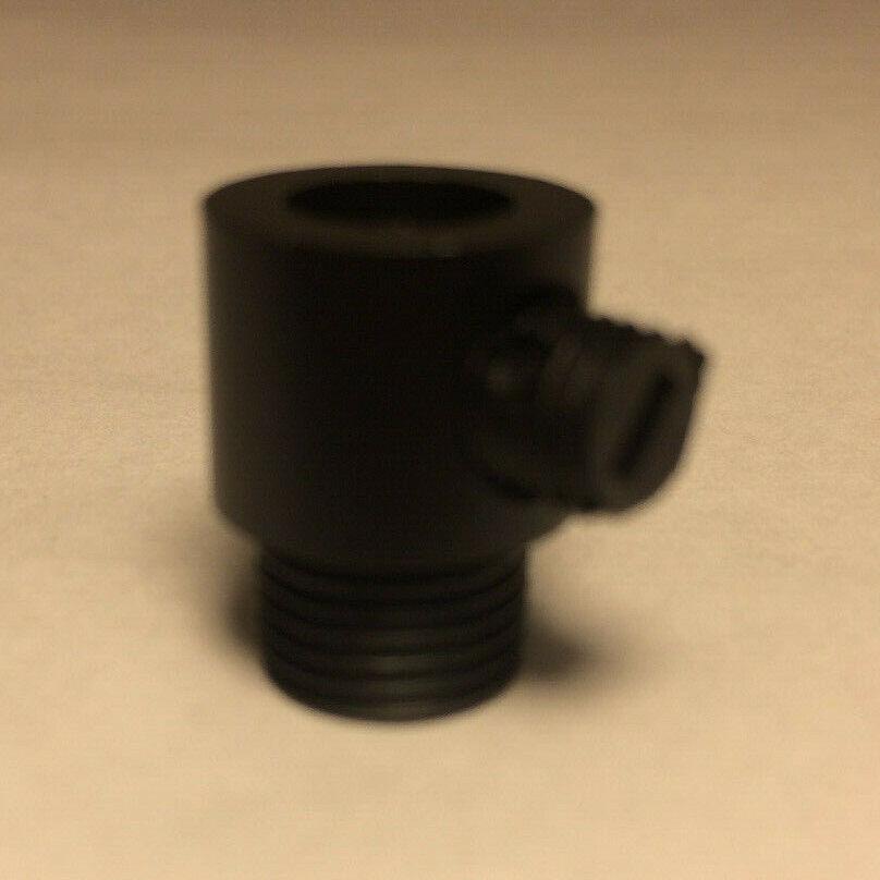 New Satin Black Brass Cord Grip Bushing With Set Screw For Lamp Cord #CB931BK - Stone Door Lamps