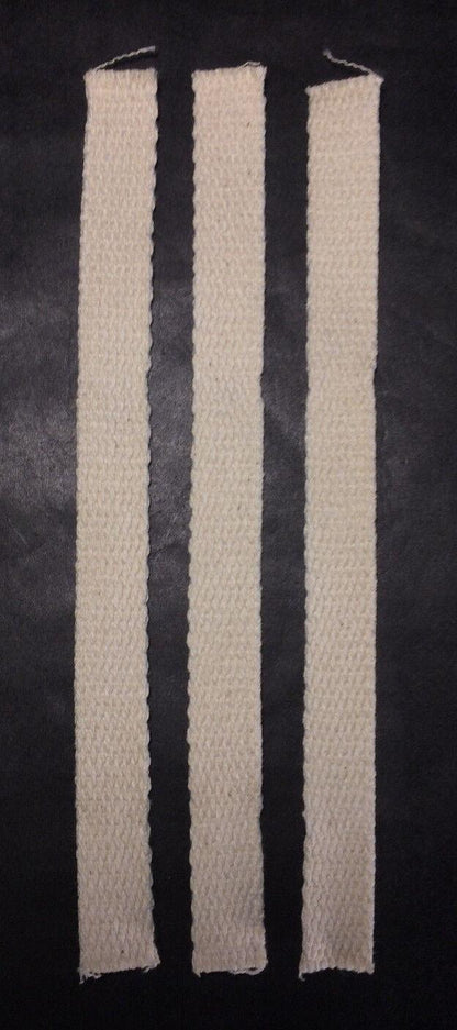 NEW 3 - pack, #1 SIZE FLAT OIL LAMP WICK, USA - MADE 5/8" X 8" #WI912 - Stone Door Lamps