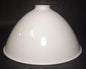 2 1/4" X 12" White Enamel Industrial Style Metal Dome Pendant Lamp Shade #IS353W