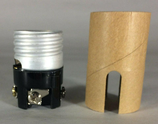 New Keyless 3 - Terminal Socket Interior With Insulator, Medium Base E26 #SO220i - Stone Door Lamps