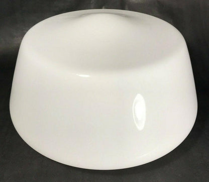 New 6" Lip Fitter Opal Glass Schoolhouse Pendant Shade, 12" Diameter #PS816i - Stone Door Lamps