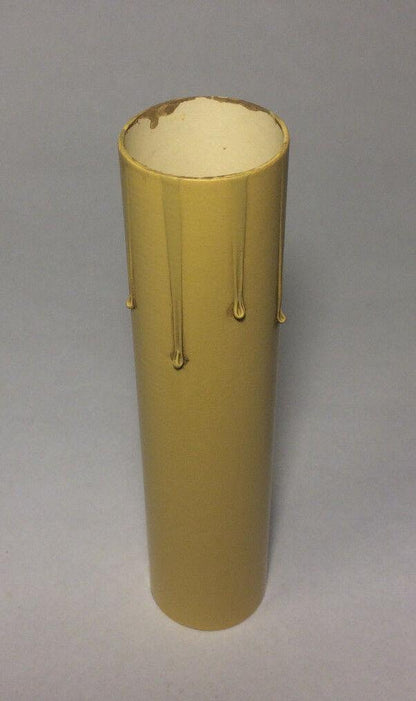 6" Antique Style PaperBoard Candle Cover Chandelier Lamp Socket, Standard #CC975 - Stone Door Lamps