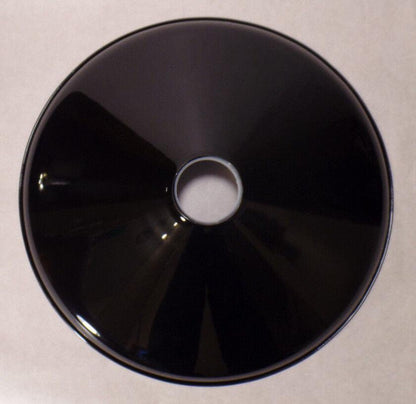 2 1/4 X 14 Black Porcelain Industrial Style Metal Cone Lamp Pendant Light Shade - Stone Door Lamps