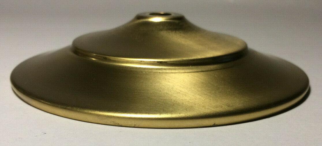 New 5" Solid Spun Brass Vase Cap, Lamp Cap, Unfinished Brass, 1/8 IP VC615U - Stone Door Lamps