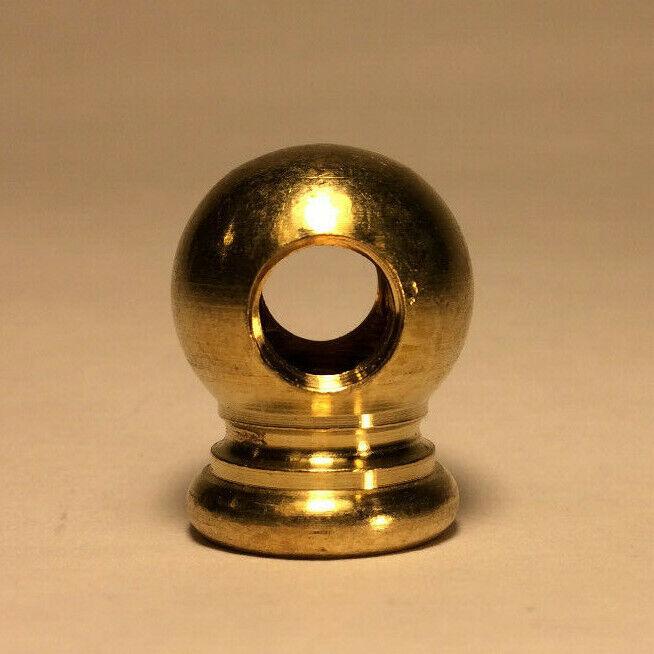 New 3 - Way Unfinished Brass Lamp Arm Back, 7/8" Dia., 1/4Fx1/8Fx1/8F #AB486U - Stone Door Lamps