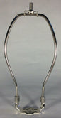 New 8" Heavy Duty Nickel Plated Lamp Harp Shade Holder With Base #HAR42N