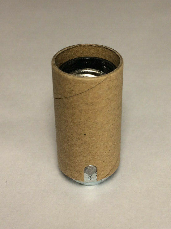 New 1 1/2" Candelabra Phenolic Keyless Lamp Socket With 1/8 F Hickey, E12 SO230i