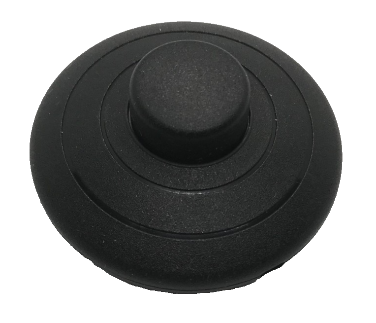 New On/Off Black Phenolic Push Button Floor Switch For SPT-1 & SPT-2 Cord #FS151