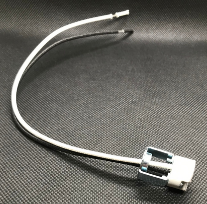 New Porcelain Bi-Pin Halogen Socket For G4, G5.3, GX5.3 & G6.35, 1/8F Hickey