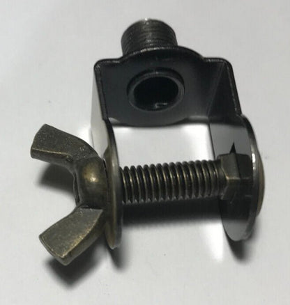 New Bridge Arm Swivel Bracket Lamp Socket Cap Adapter With Antique Brass Finish - Stone Door Lamps
