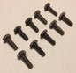 New Lot Of 10 Steel 1/2" Long Antique Brass Finish Thumbhead Screws 8/32 Thread - Stone Door Lamps