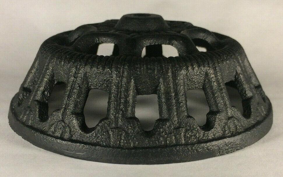 New Cast Iron Bracket Lamp Bowl For Wall Brackets, 5 1/4" Top Inside Dia. #CB910 - Stone Door Lamps