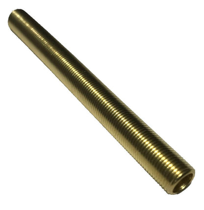 New 4" Solid Brass Lamp Nipple Pipe 1/8 IP (3/8" O.D.) Rust Resistant #LN234 - Stone Door Lamps