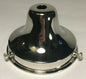 New 3 1/4" Fitter Nickel Plated Brass Fixture Shade Holder, 1/8IP Slip #SH762N - Stone Door Lamps