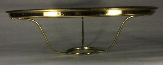 New 10" Fitter Solid Brass Under Burner Shade Ring Holder For Aladdin Burner 739