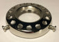 New 2 1/4" Fitter Screw-on Uno-type Brass Shade Holder Nickel Finish #SHH86N
