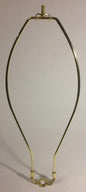 15" Brass Lamp HARP Shade Holder w/Base for Lamp Repair Regular Weight #HAR67 - Stone Door Lamps