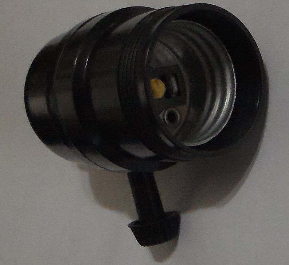 Leviton BAKELITE 3-WAY TURN KNOB SOCKET UNO THREADED SHELL LAMP PART SO265