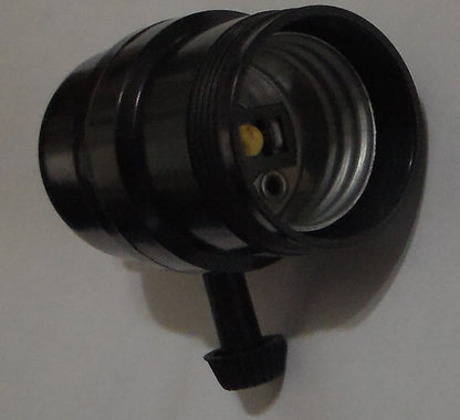 Leviton BAKELITE 3-WAY TURN KNOB SOCKET UNO THREADED SHELL LAMP PART SO265