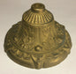 New 5" Dia. Die Cast Unfinished Brass Ceiling Canopy w/ Flowers 1/8IP Slip #860U