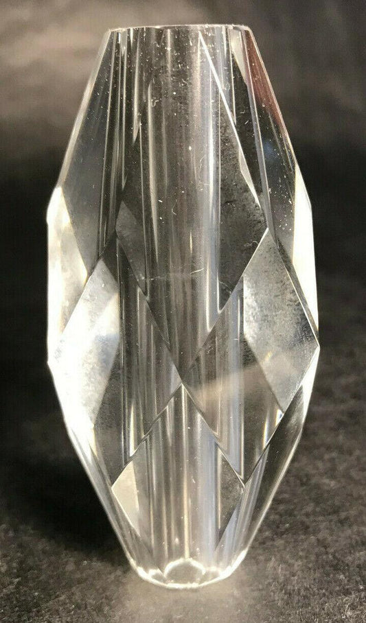 New 3 1/2" Hand Cut & Polished Clear Crystal Faceted Chandelier Break #CB270 - Stone Door Lamps