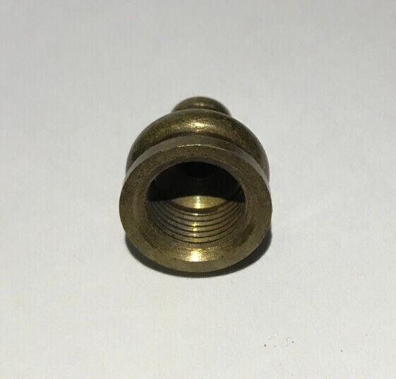 New 11/16" Height Antique Brass Pyramid Lamp Finial, 1/8F Tap(3/8") #BF966A