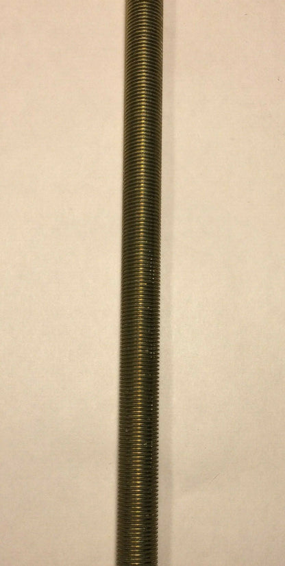 New 48" All Thread Steel Pipe For Lamps & Fixtures, Seamless, 1/4 IP #48SP380