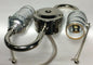 New Wired S - Type 2 - Light Lamp Cluster w/ Pull Chain Sockets, Nickel Finish #412N - Stone Door Lamps