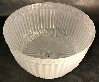 New 11 3/4" Satin Crystal Pairpoint Style Pleated Drapes Shade For Table Lamp - Stone Door Lamps