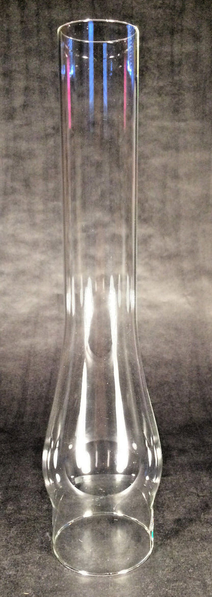 New 3" X 14" Clear Borosilicate Glass Oil Lamp Chimney, Fits #2 Burners #CH972