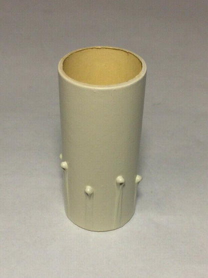 New 2" Antique Style Paper Board Candle Cover, Ivory Color, Candelabra #CC971i - Stone Door Lamps
