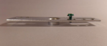 New 4 1/8" Steel Crossbar For Canopy & Lamps, 1/4F Tap, Ground Screw, 14 Gauge - Stone Door Lamps