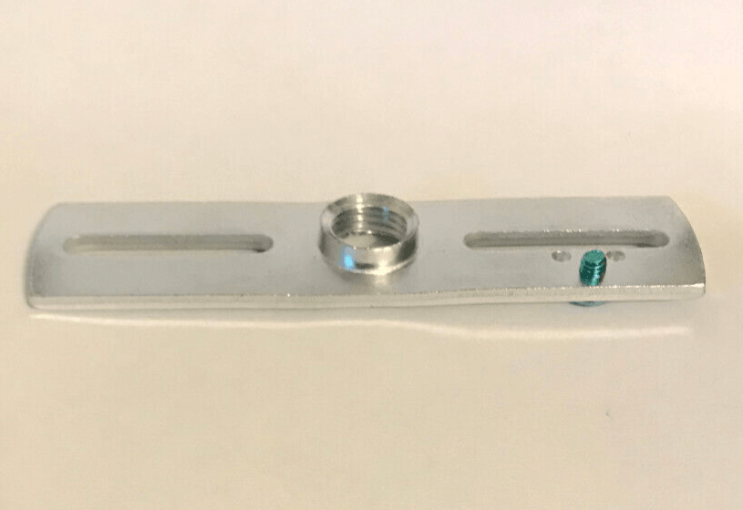 New 4 3/16" Steel Heavy Duty Crossbar, 1/4 IP Tap, Ground Screw, 11 Gauge #CB924 - Stone Door Lamps