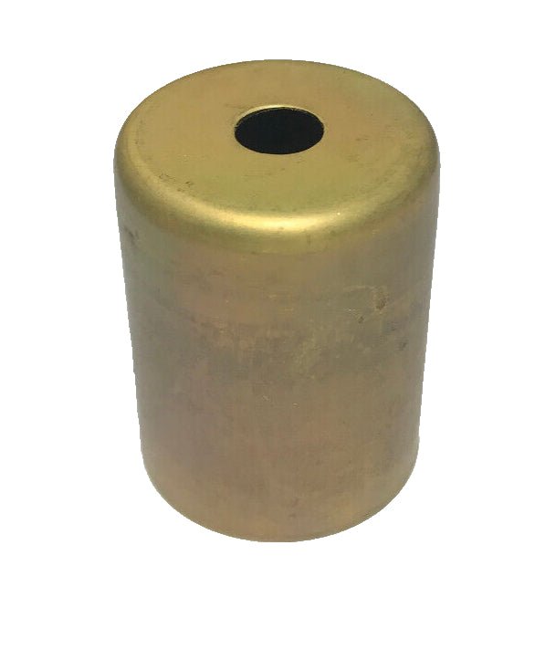 New 2" Raw Brass Lamp Socket Cup For Medium Base Sockets, 1 1/2" Dia. #SC661U - Stone Door Lamps