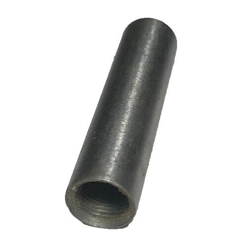 New 2" Brushed Steel Female Threaded Lamp Pipe, Rod, 1/8F Tap (3/8") #SP216S - Stone Door Lamps