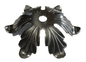 NEW 4" Stamped Unfinished Steel Bobesche, Slips 1/8IP (3/8"), 7/8" Height #SB563 - Stone Door Lamps