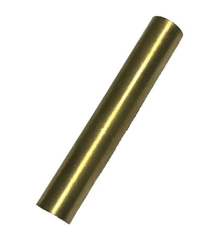 New 4" Brushed Brass Female Threaded Lamp Pipe, Rod, 1/8F Tap (3/8") #SP218U - Stone Door Lamps
