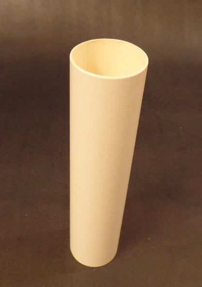 6" Plain Ivory Paper Candle Cover Chandelier Lamp Socket, Standard Size #CC809I