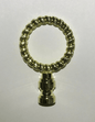 New 2 5/8" Solid Brass Lamp Finial, Polished & Lacquered, 1/4 - 27F #BF187 - Stone Door Lamps