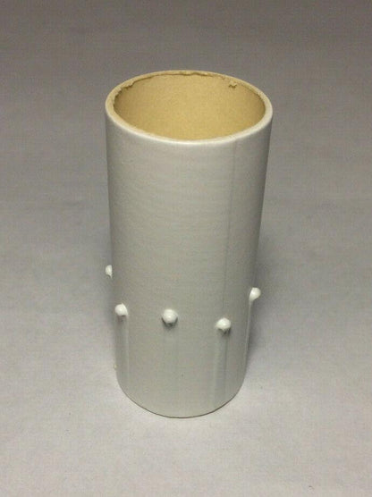 New 2" Antique Style Paper Board Candle Cover, Flat White, Candelabra #CC971T - Stone Door Lamps
