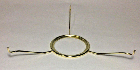 New 10" Fitter Brass Plated Tripod Shade Holder For No. 2 Queen Burners #TRI719 - Stone Door Lamps