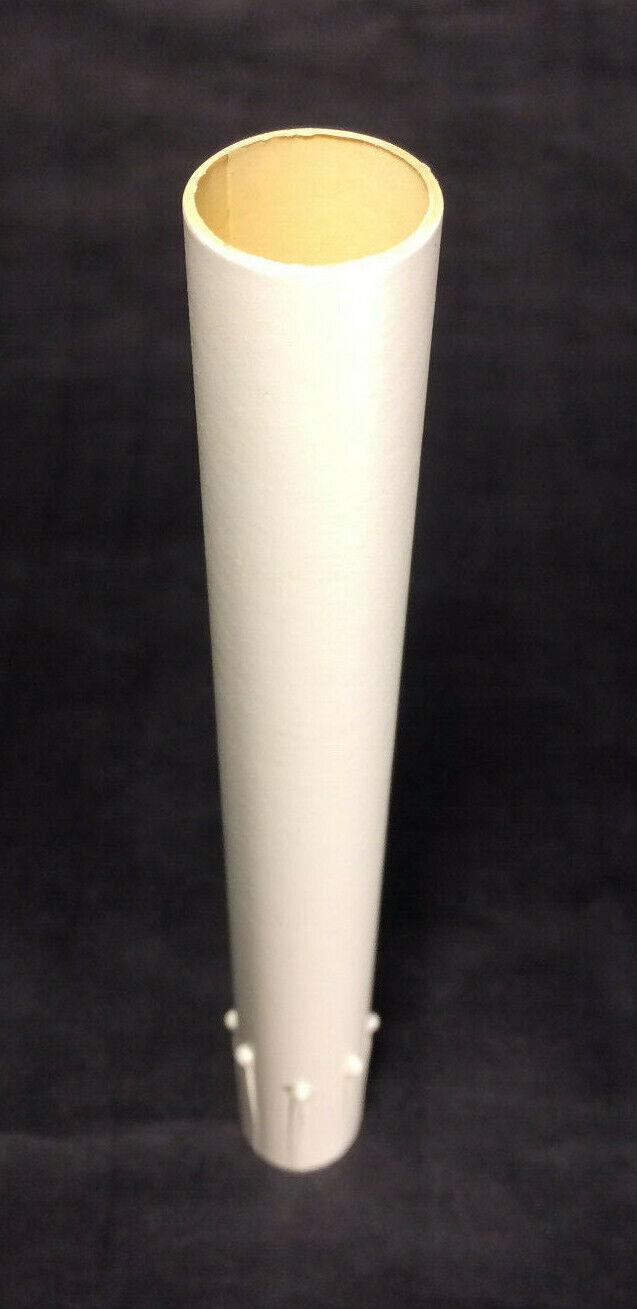 New 8" Ivory Candle Cover With Drips, Antique Style Paper Board, Candelabra 989i - Stone Door Lamps