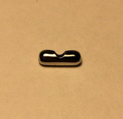 New #6 Brass Beaded Chain Connector With Nickel Plated Finish #BC601N - Stone Door Lamps